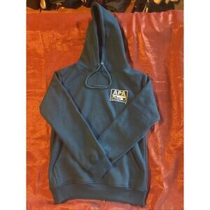 Official Apa(American Pool Association)Blue Sweater Pull Over Hoodie Size Xs